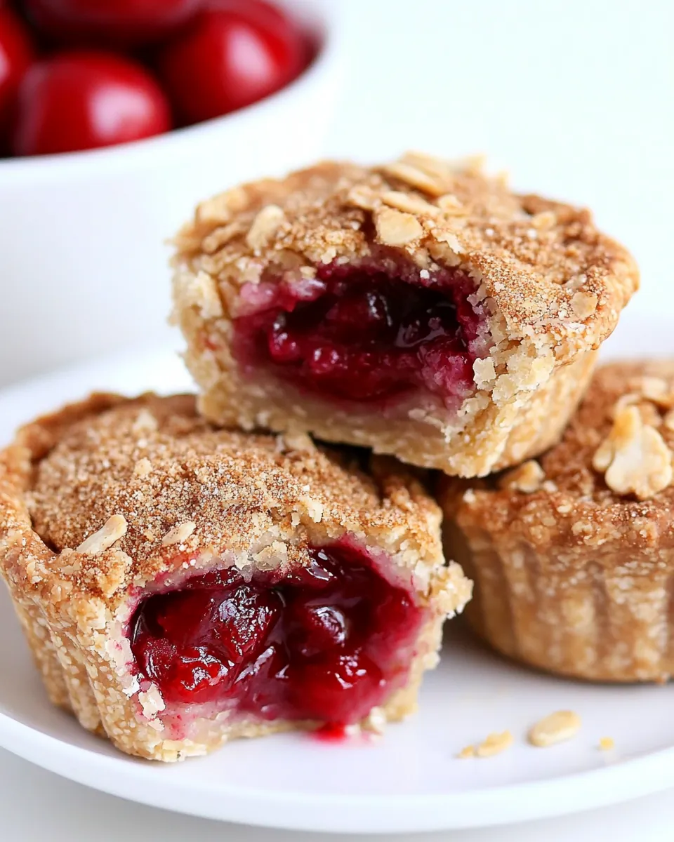 Gluten Free Mini Cherry Pies