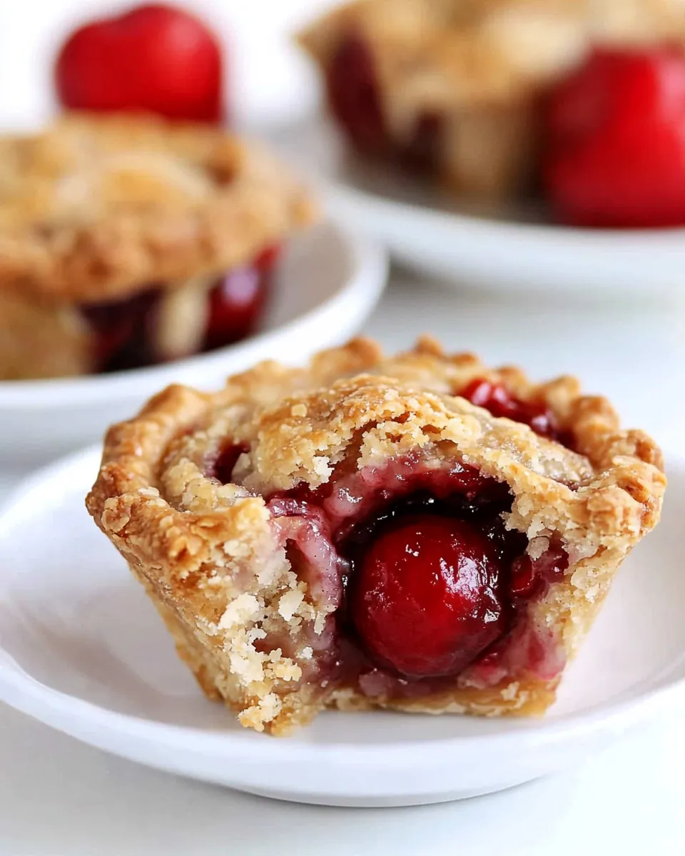 Gluten Free Mini Cherry Pies