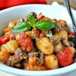 Gnocchi with Sausage and Tomatoes