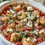 Greek Shrimp with Tomatoes and Feta