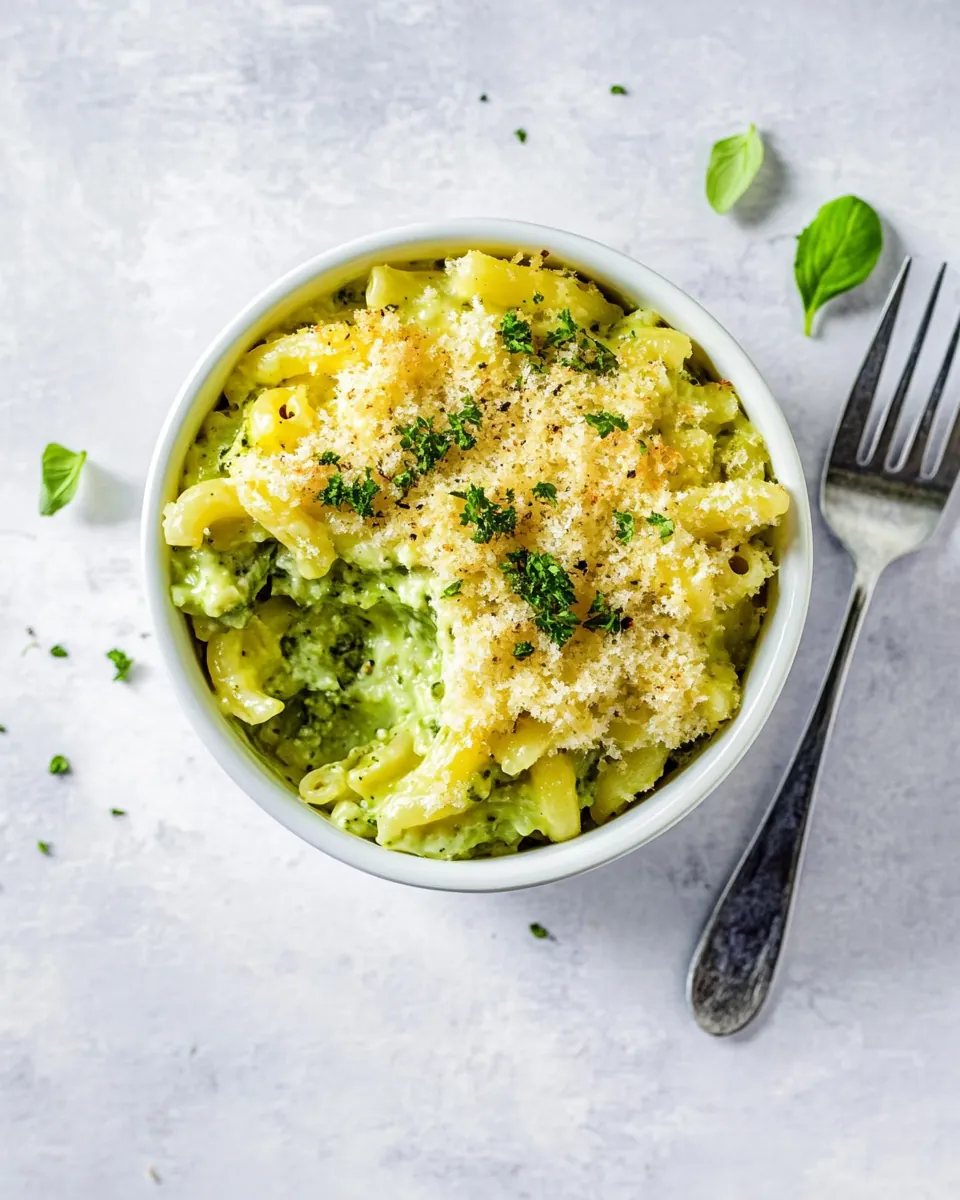 Green Mac and Cheese