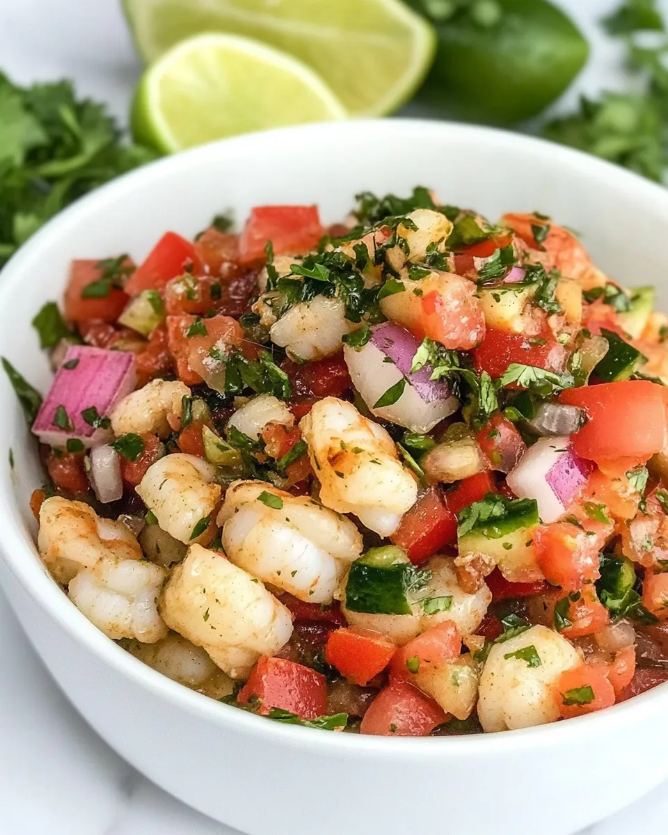 Grilled Shrimp Ceviche
