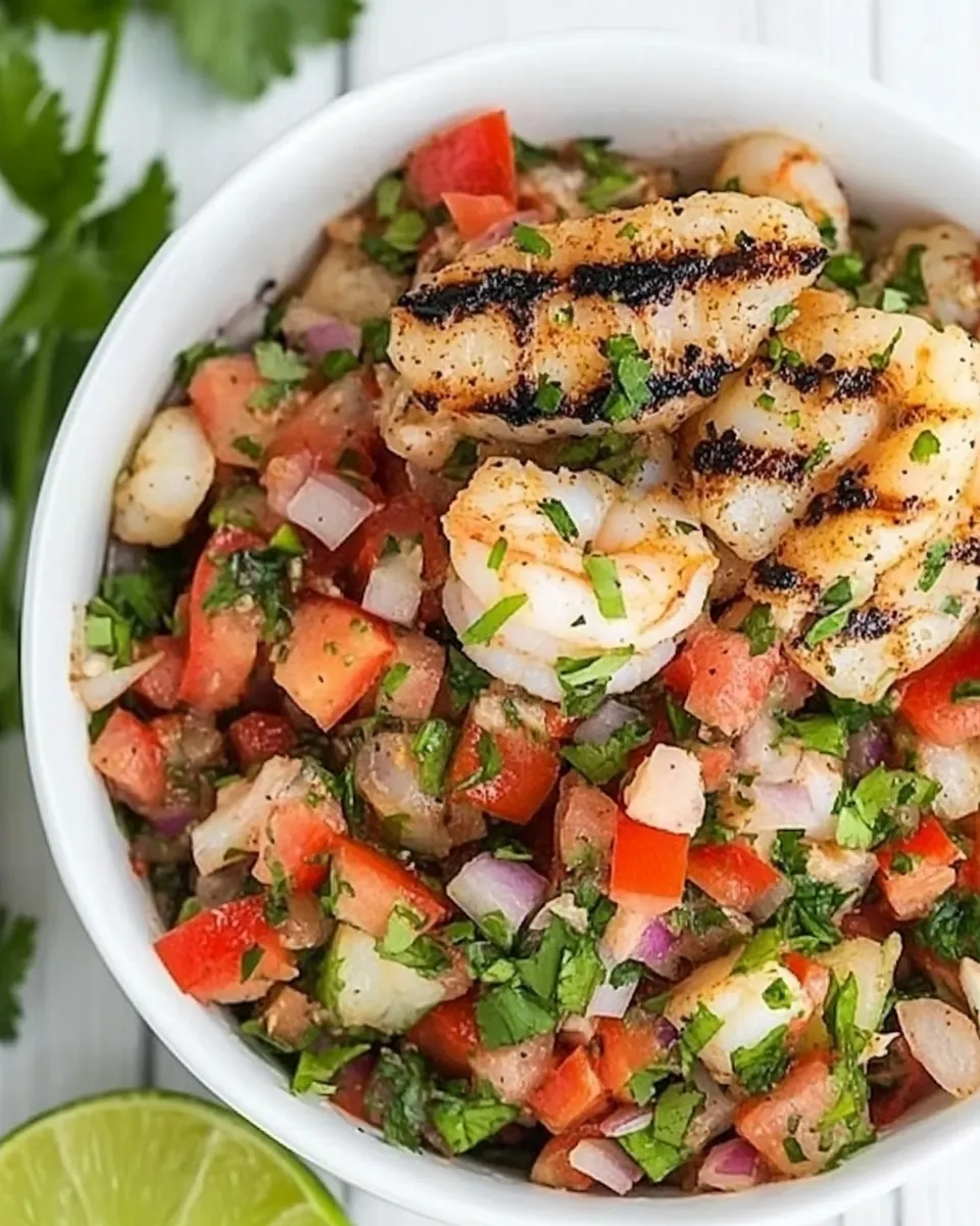 Grilled Shrimp Ceviche