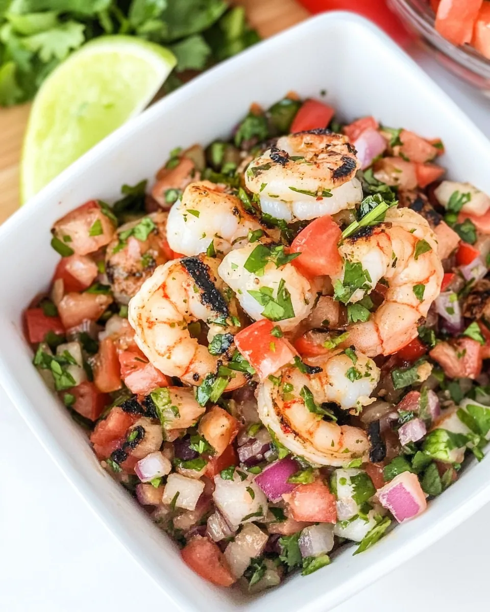 Grilled Shrimp Ceviche