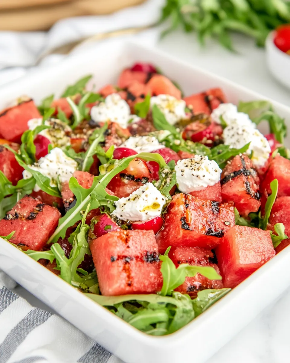 Grilled Watermelon Salad