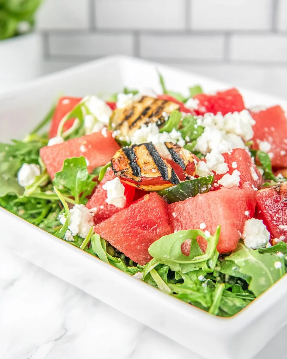 Grilled Watermelon Salad