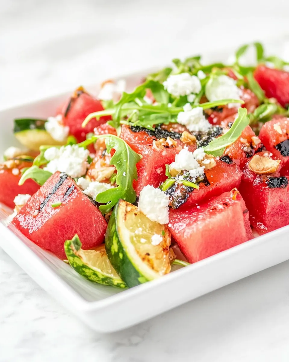 Grilled Watermelon Salad