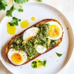 Hard Boiled Egg Toast with Chermoula