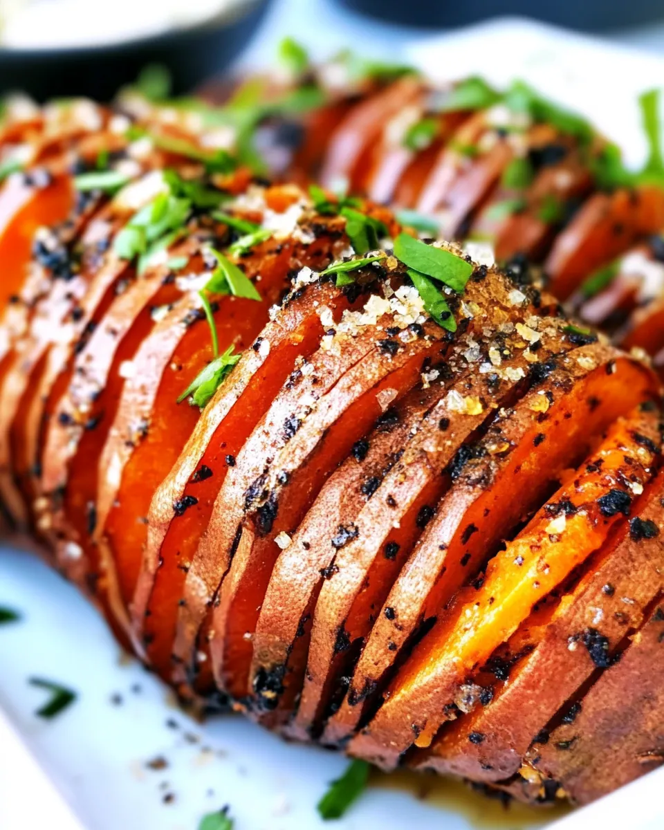 Hasselback Sweet Potatoes