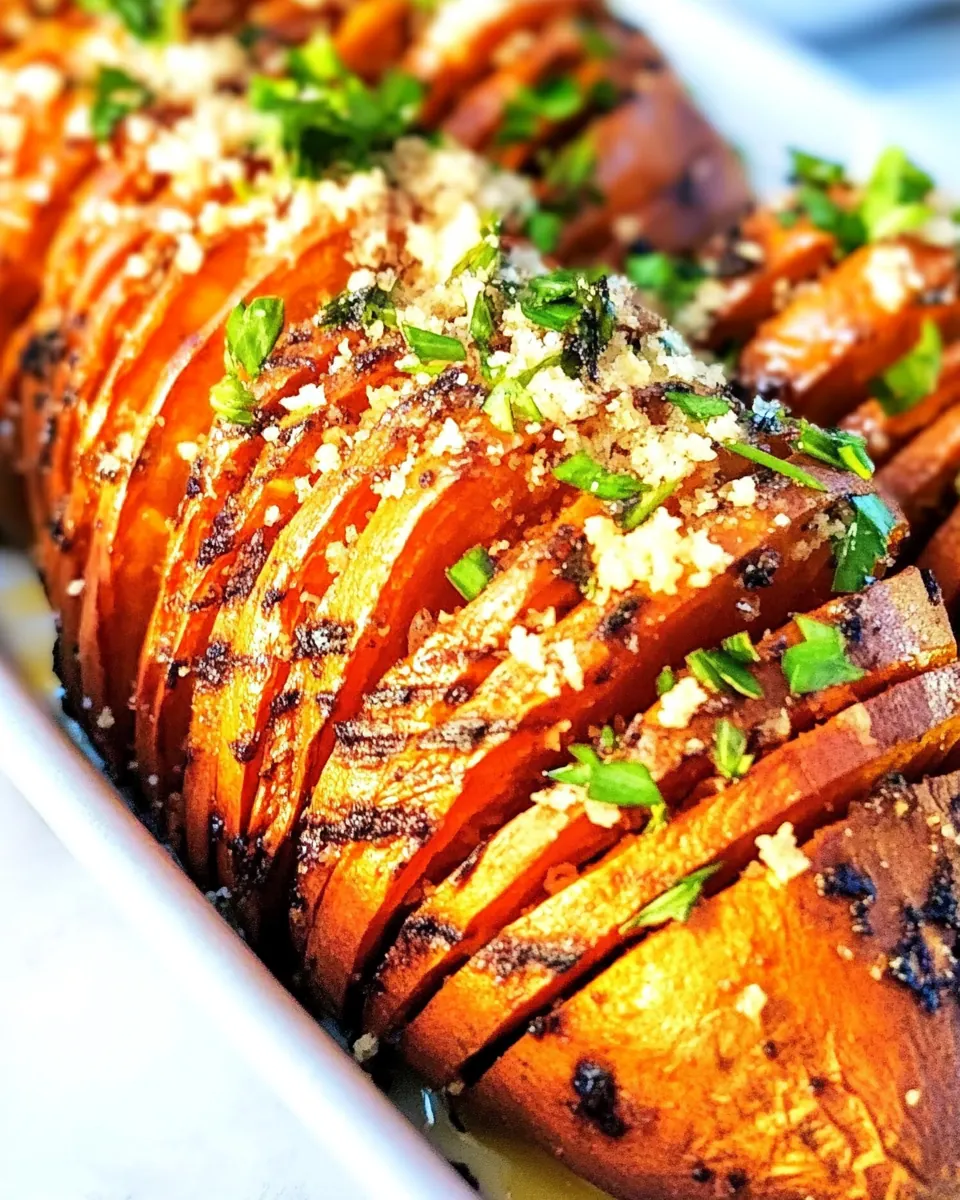 Hasselback Sweet Potatoes