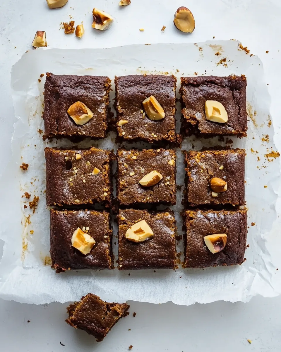 Hazelnut Paleo Pumpkin Cake Bars