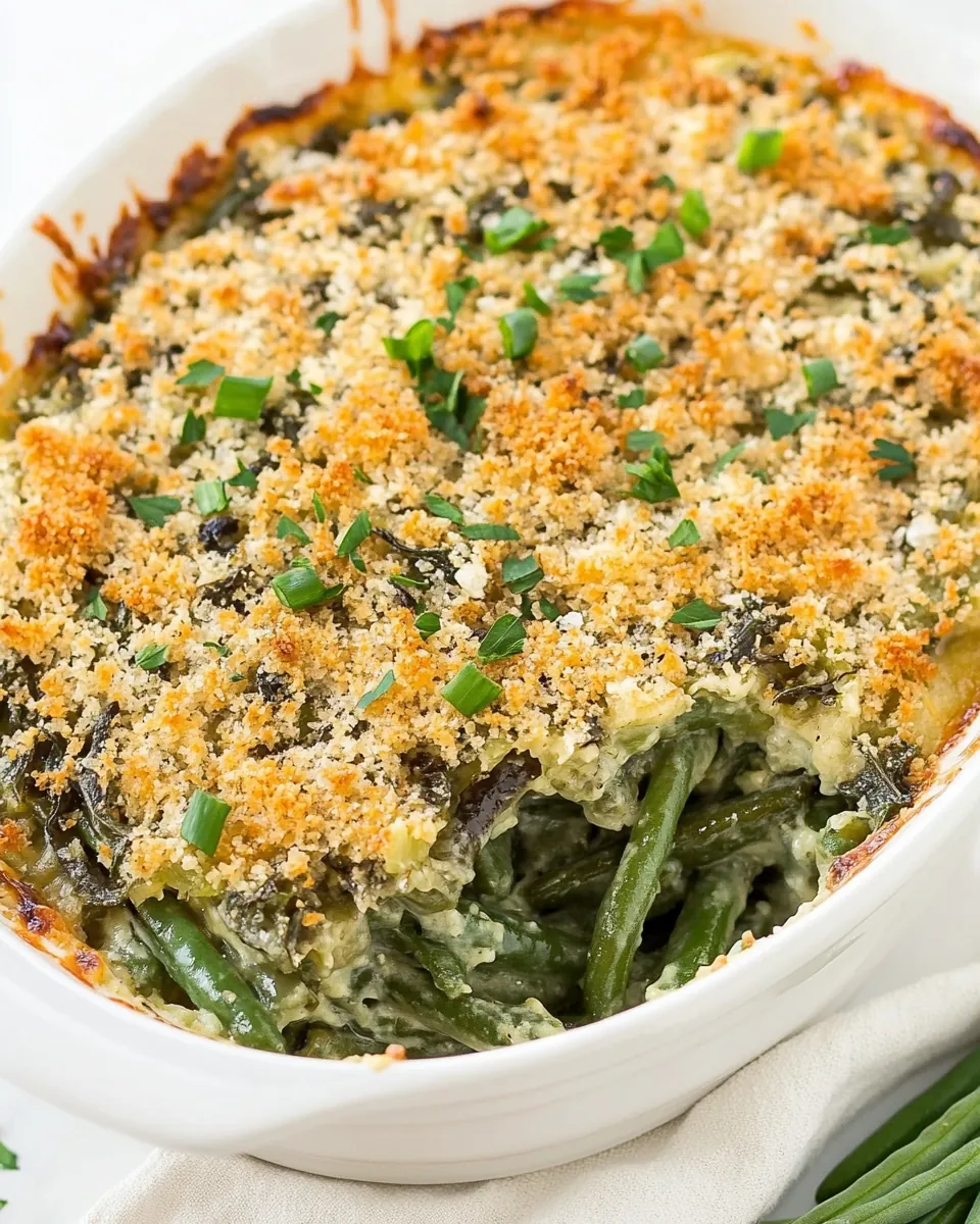 Healthy Green Bean Casserole