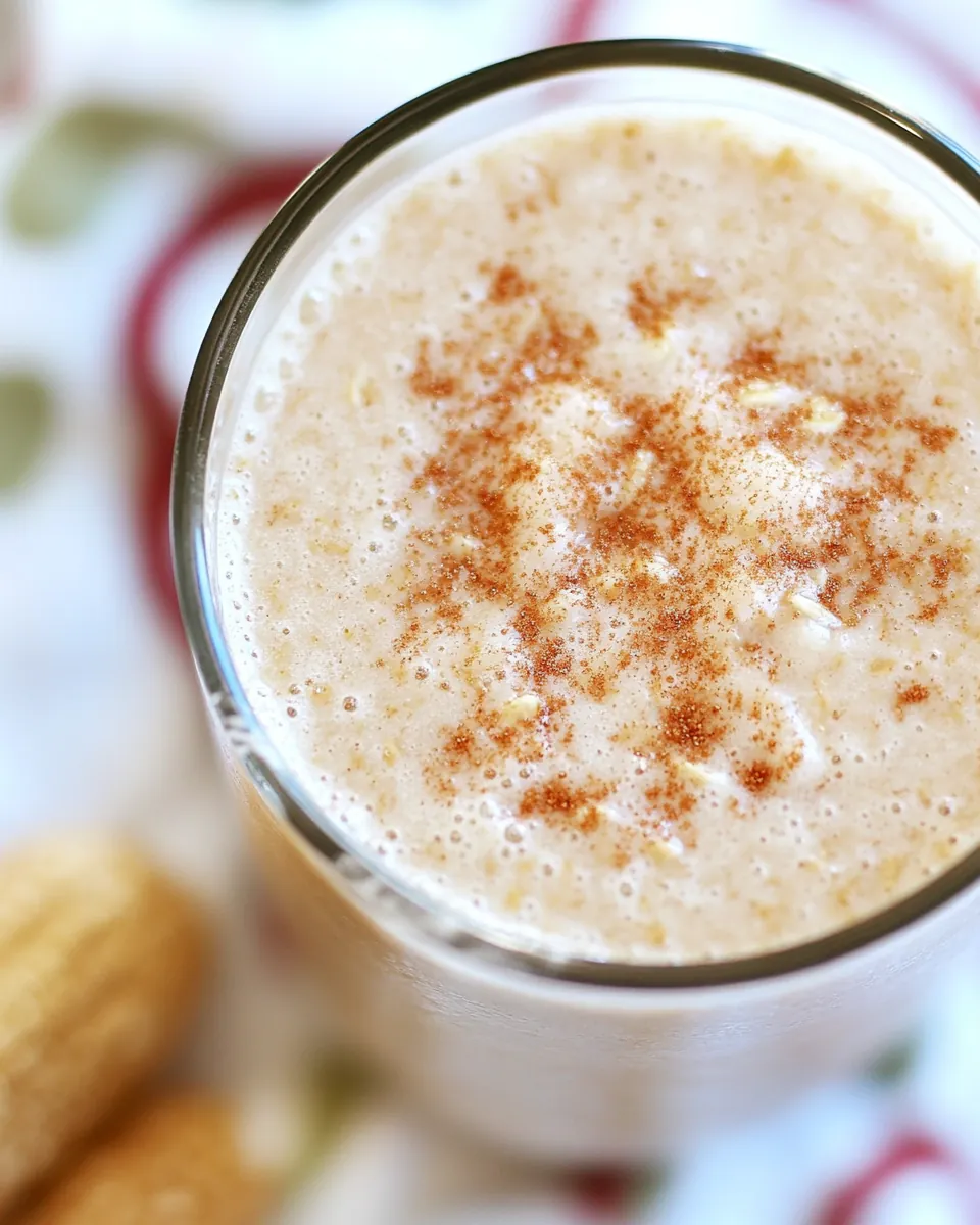 Healthy Pumpkin Oatmeal Smoothie