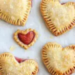 Heart Shaped Strawberry Hand Pies