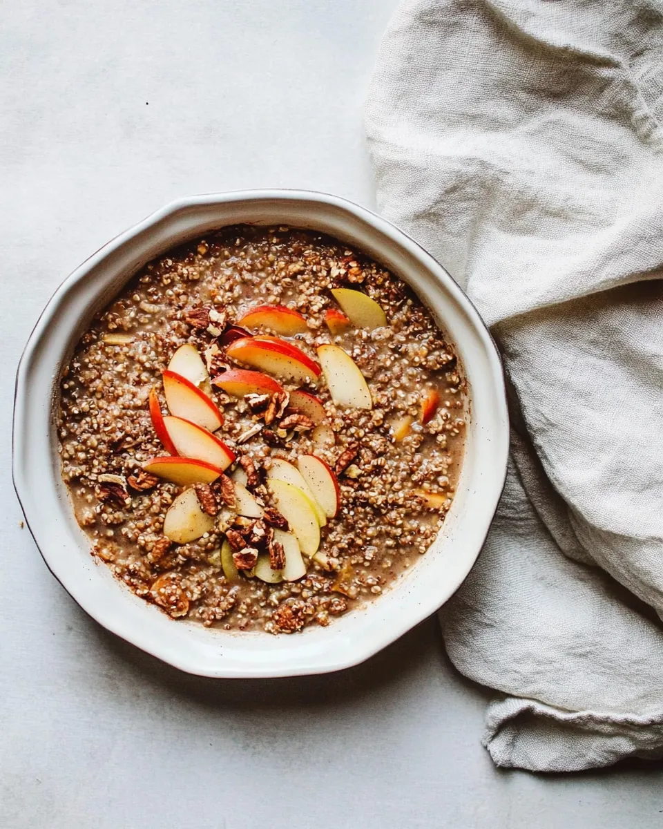 Hearty Apple Spice Baked Buckwheat