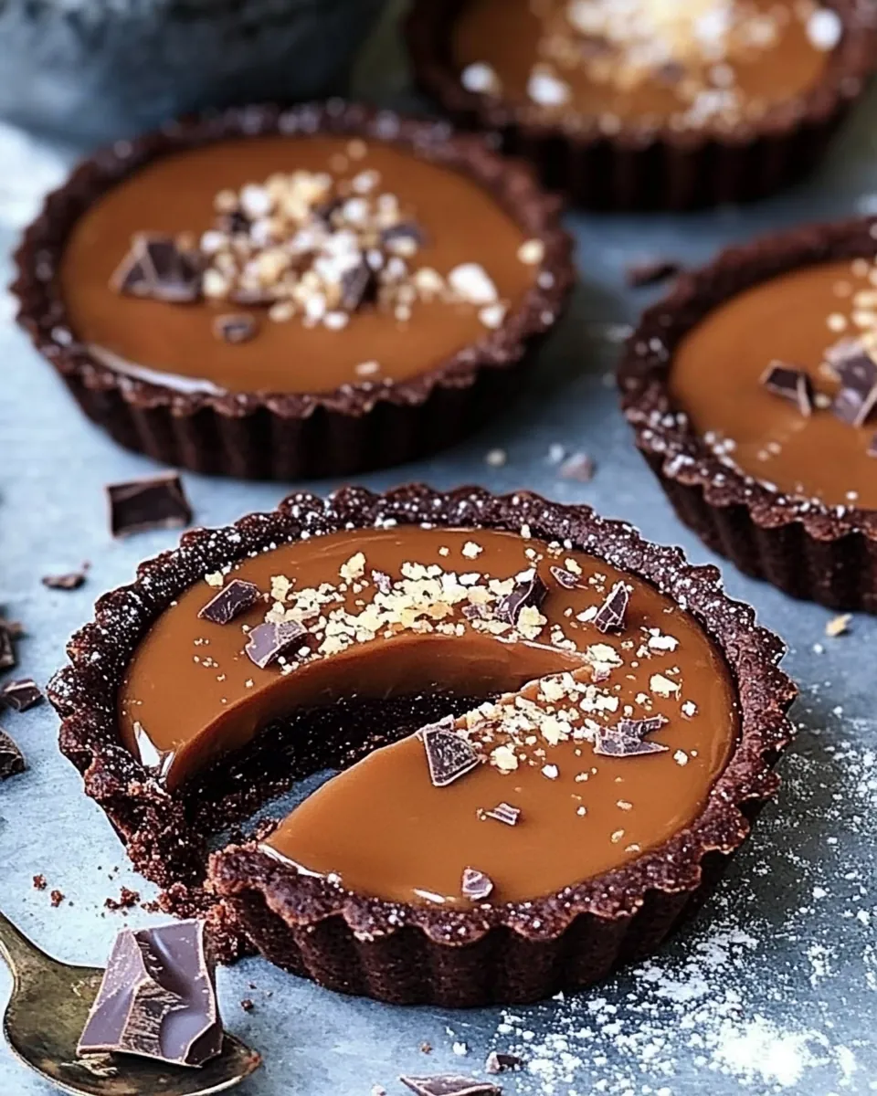 Chocolate Caramel Tarts