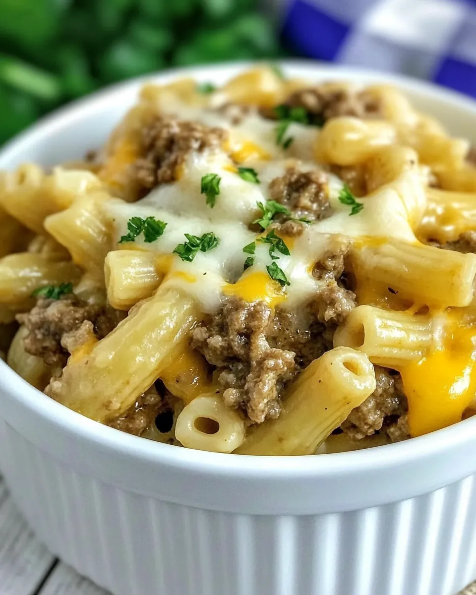 Homemade Cheeseburger Macaroni