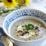 Homemade Creamy Mushroom Soup