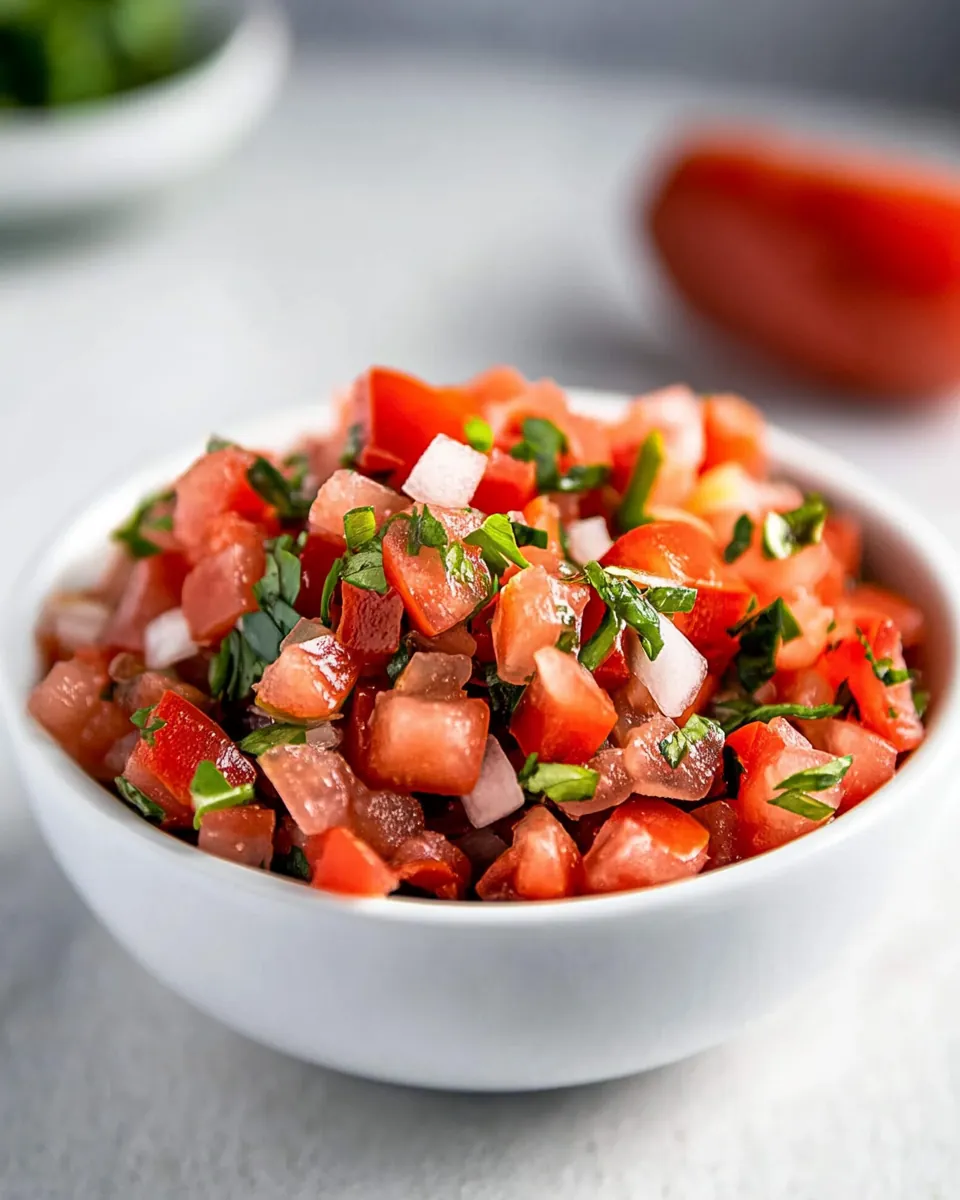 Homemade Pico de Gallo