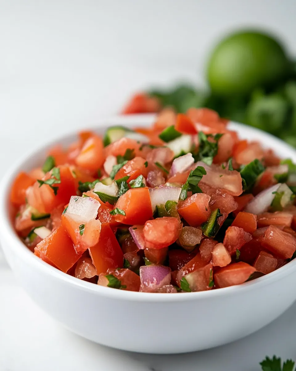 Homemade Pico de Gallo