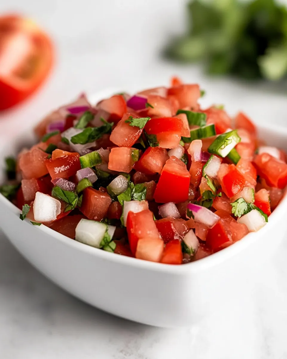 Homemade Pico de Gallo