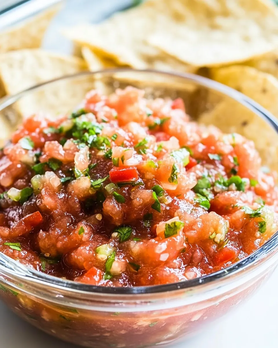 Homemade Salsa