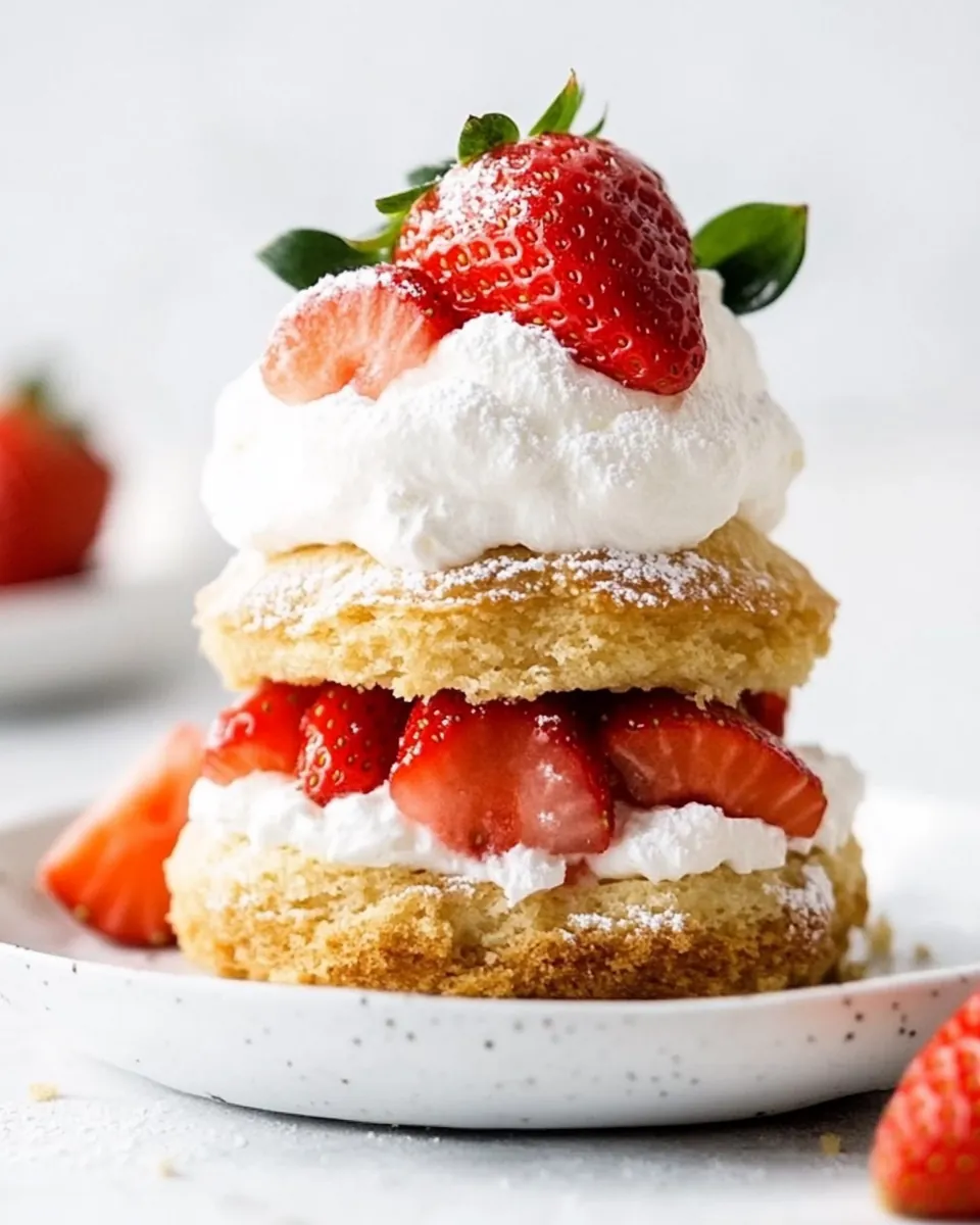 Homemade Strawberry Shortcake