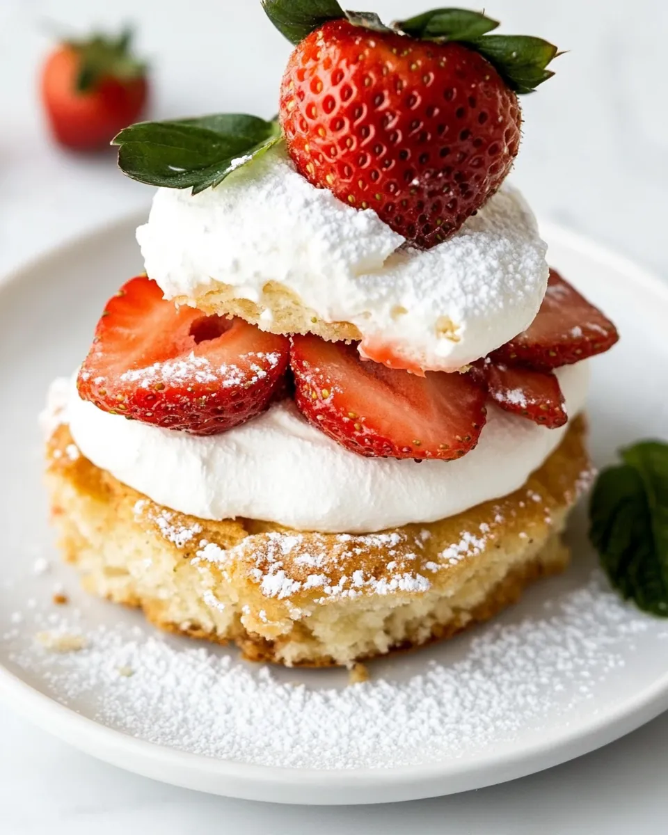 Homemade Strawberry Shortcake