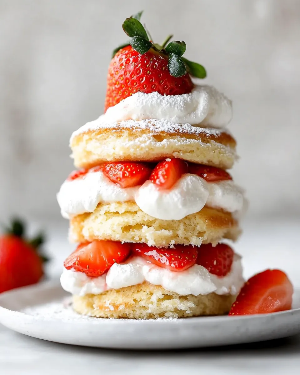 Homemade Strawberry Shortcake