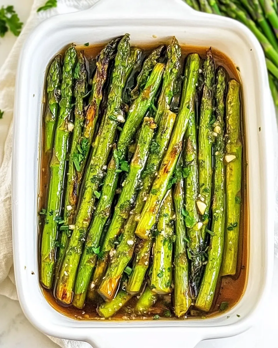 Honey Garlic Asparagus