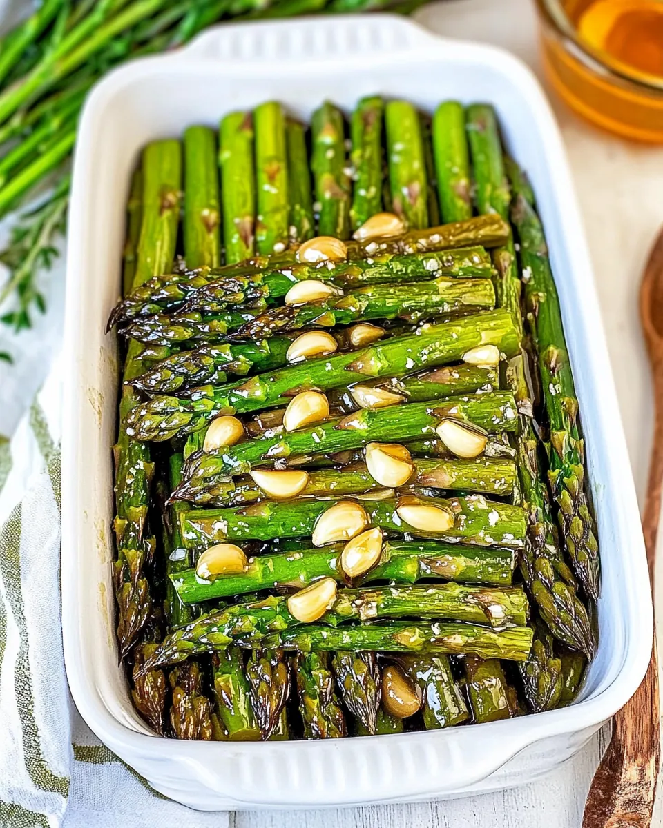 Honey Garlic Asparagus