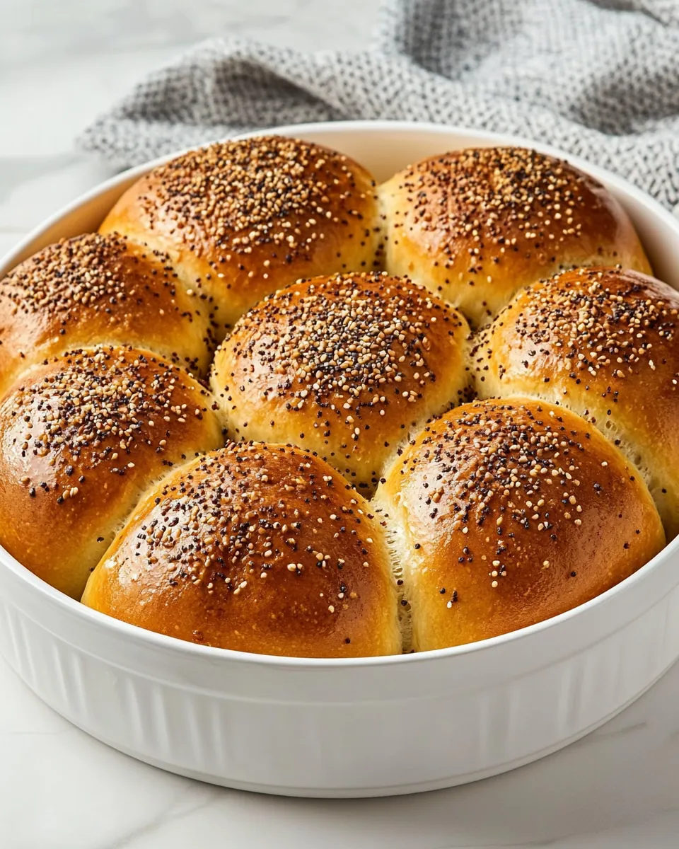 Honey Sweet Potato Dinner Rolls