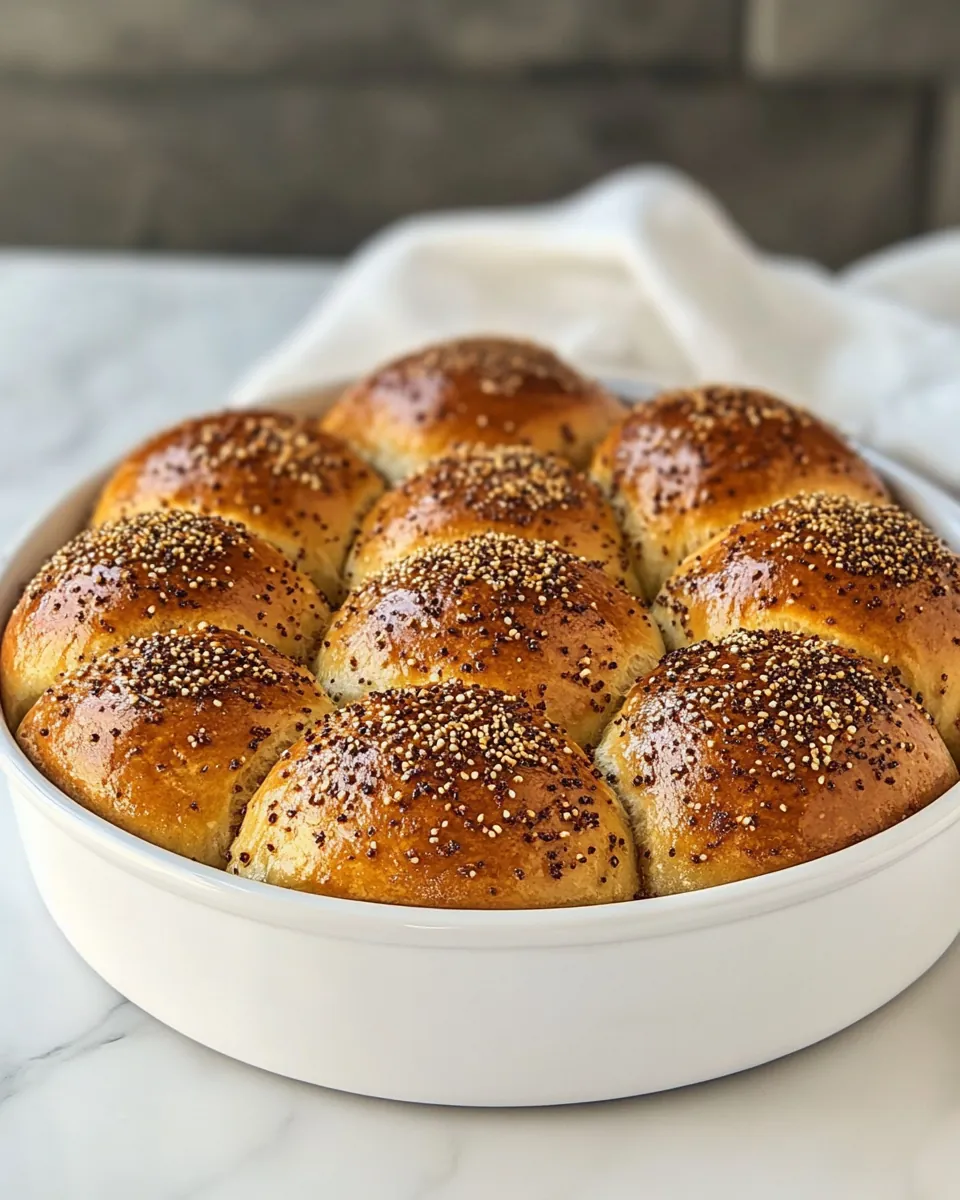 Honey Sweet Potato Dinner Rolls