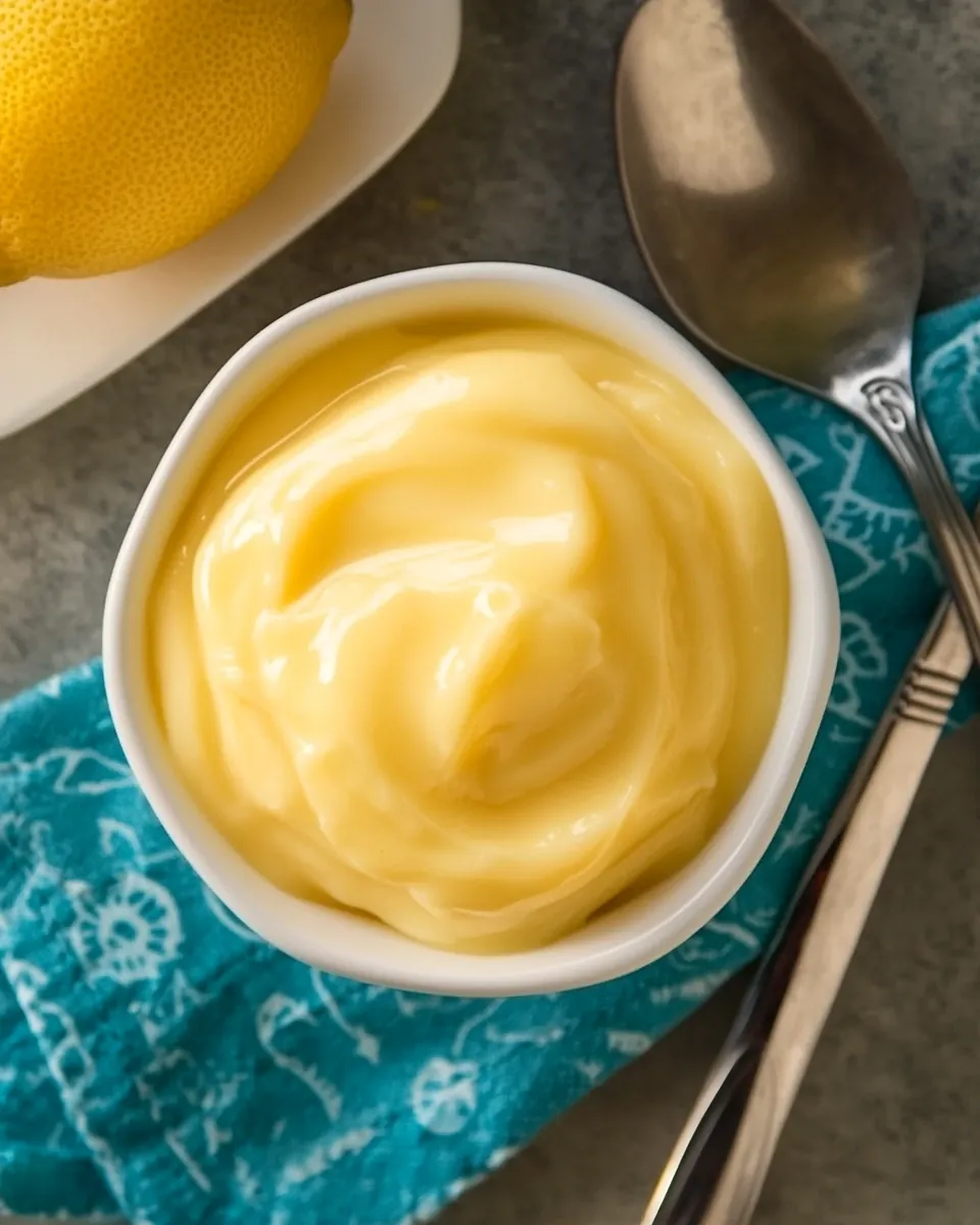 Easy Blender Lemon Curd