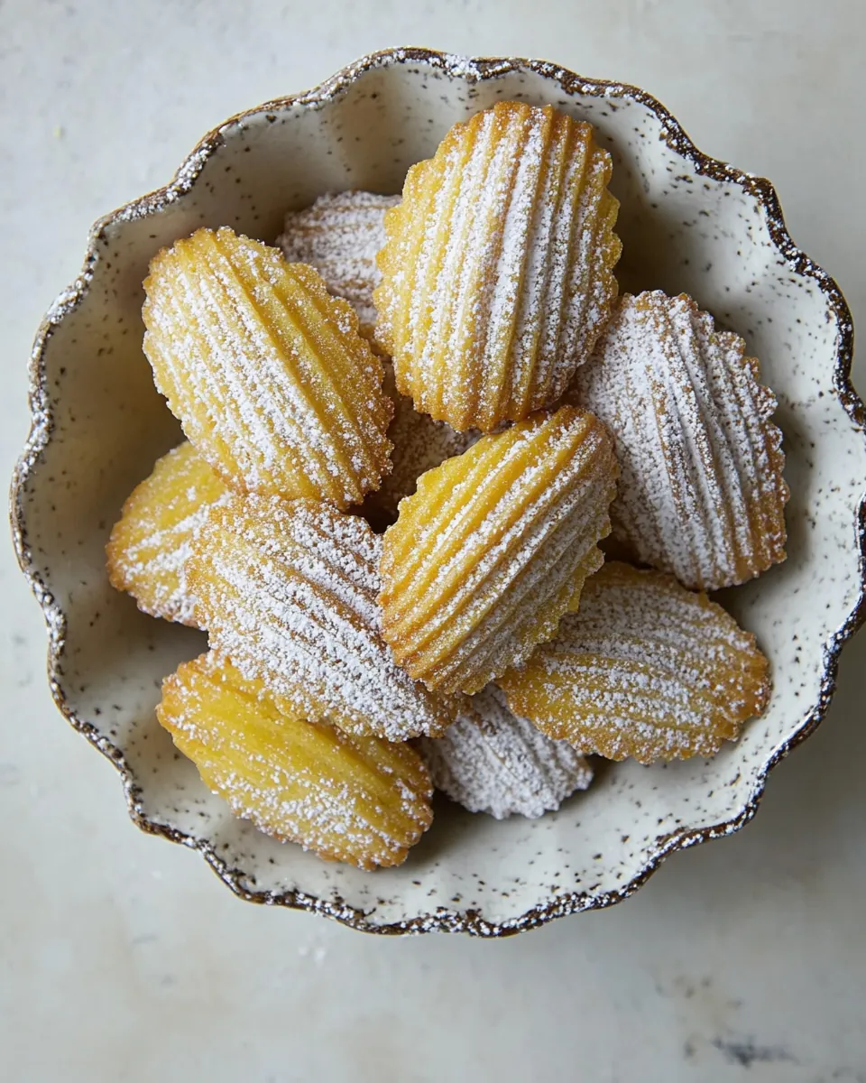 Easy Madeleines with Lavender Lemon