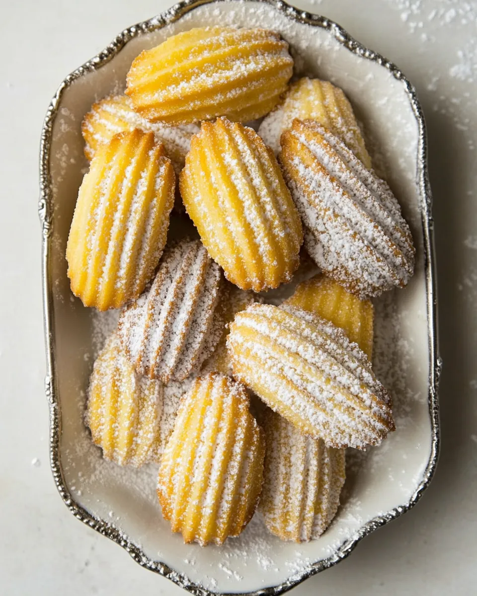 Easy Madeleines with Lavender Lemon