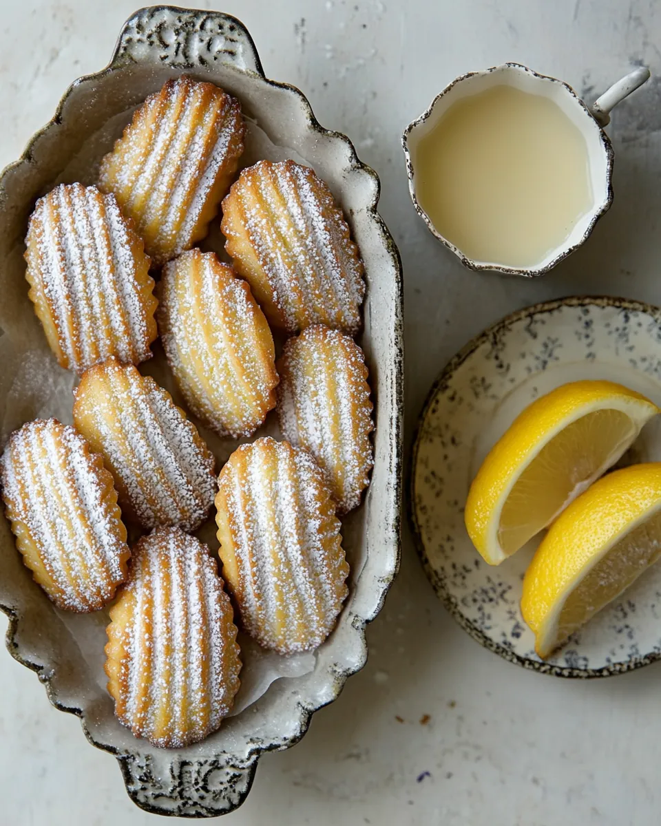 Easy Madeleines with Lavender Lemon