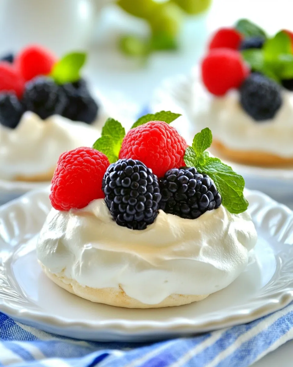 Individual Pavlova Nests