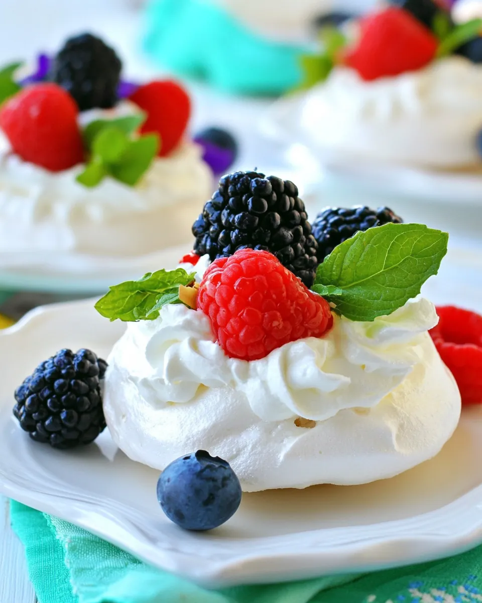 Individual Pavlova Nests