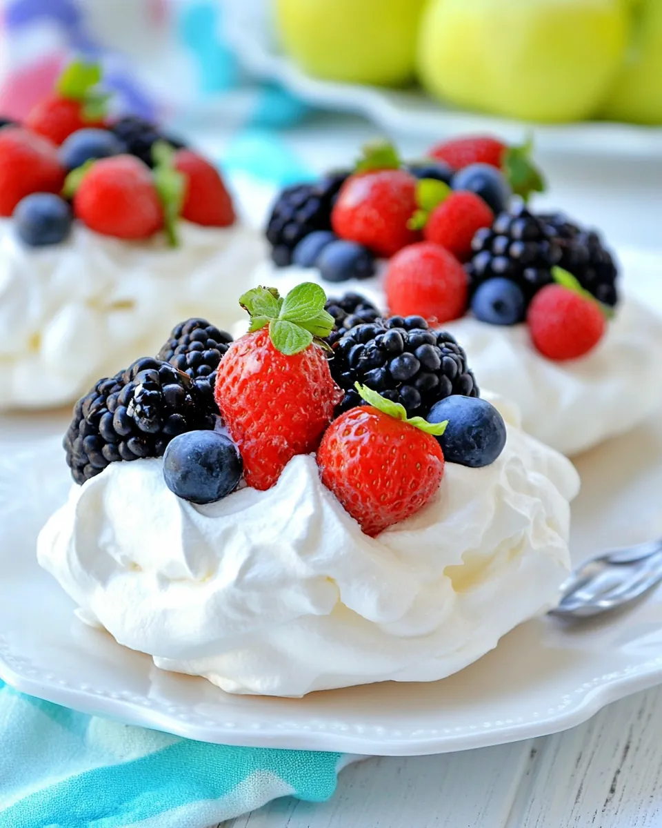 Individual Pavlova Nests