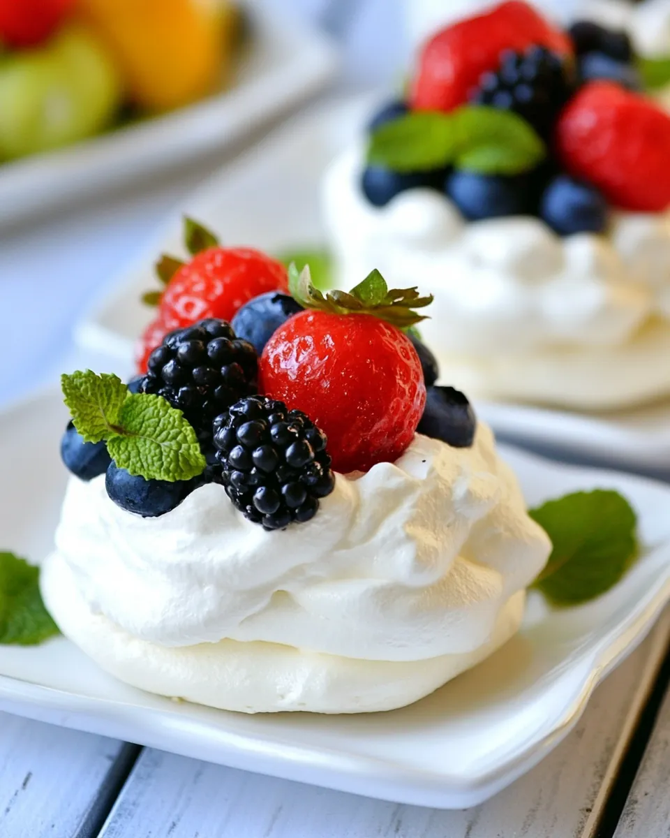 Individual Pavlova Nests
