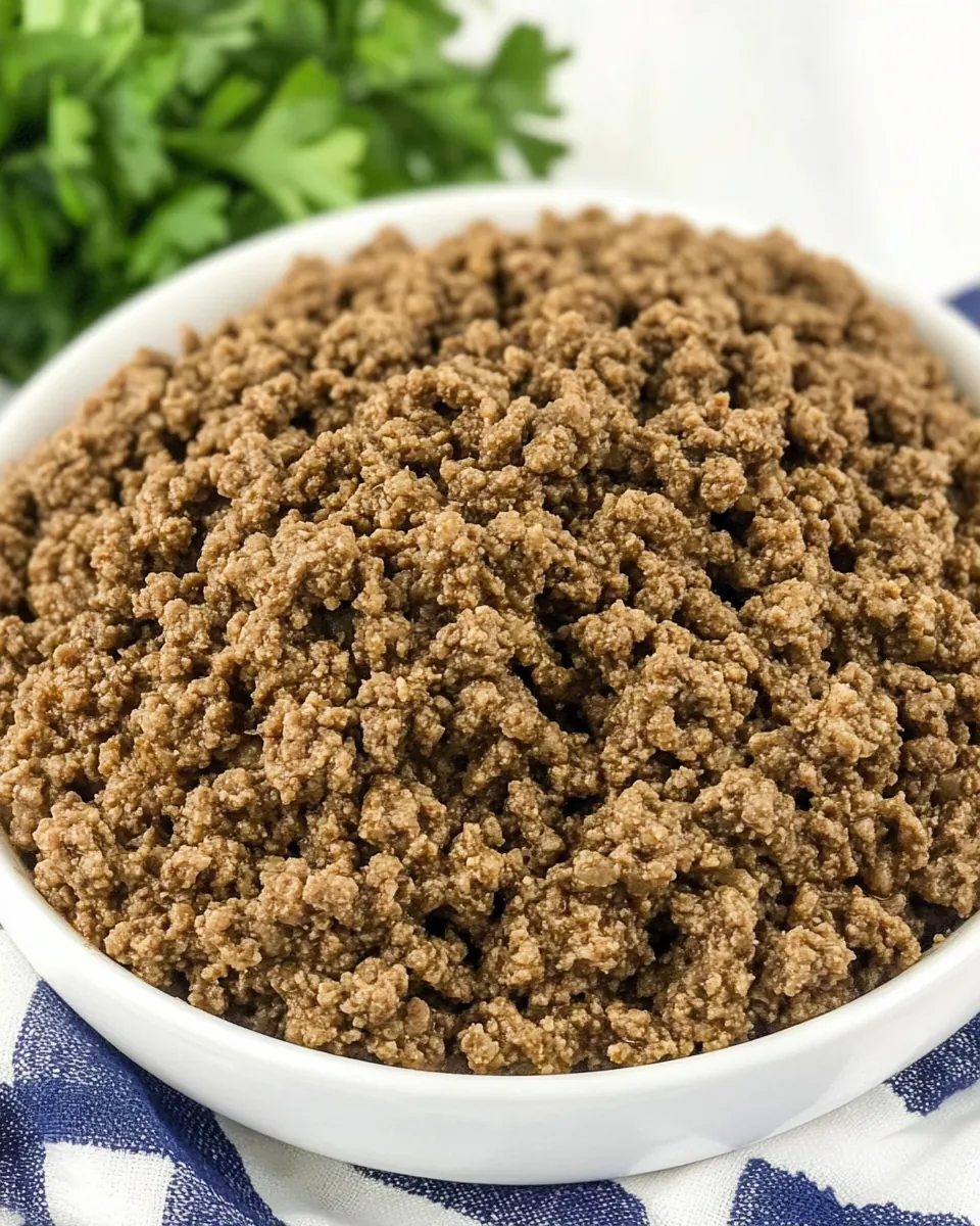 Instant Pot Ground Beef