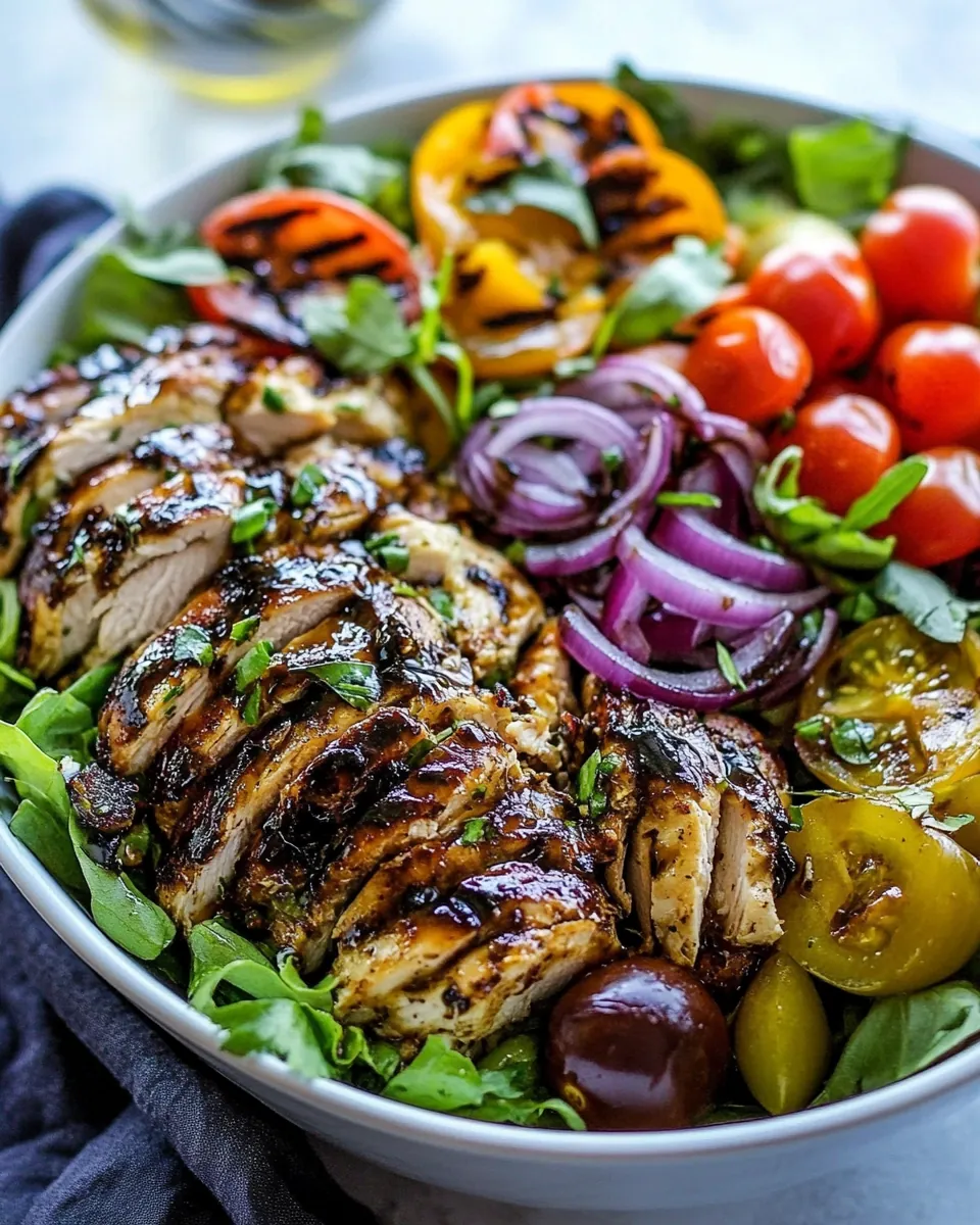 Italian Balsamic Chicken Salad