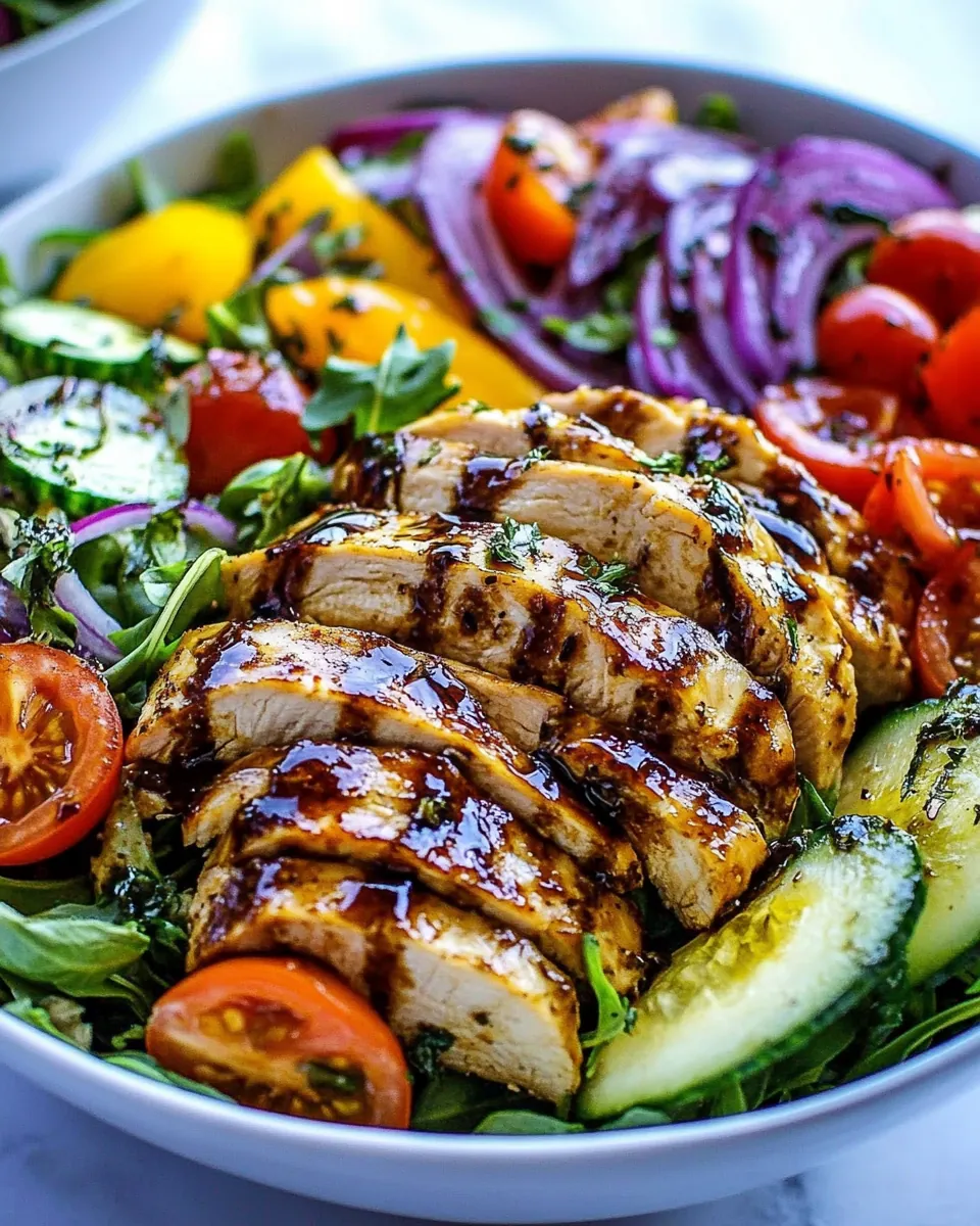Italian Balsamic Chicken Salad