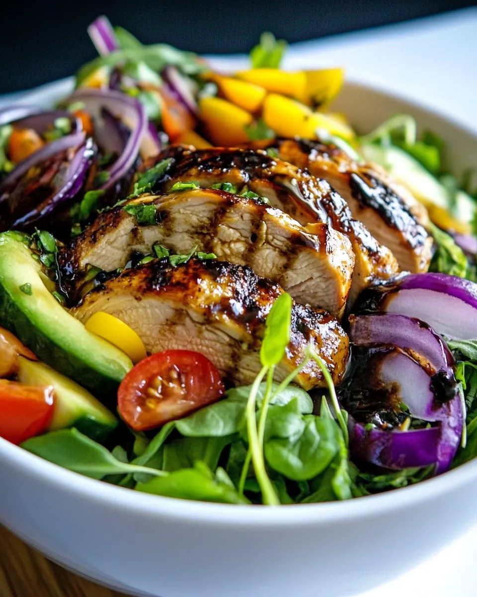 Italian Balsamic Chicken Salad