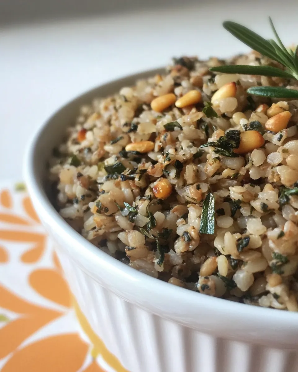 Italian Bulgur Pilaf