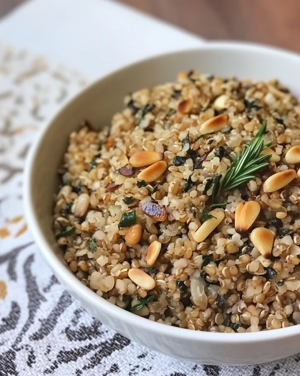 Italian Bulgur Pilaf