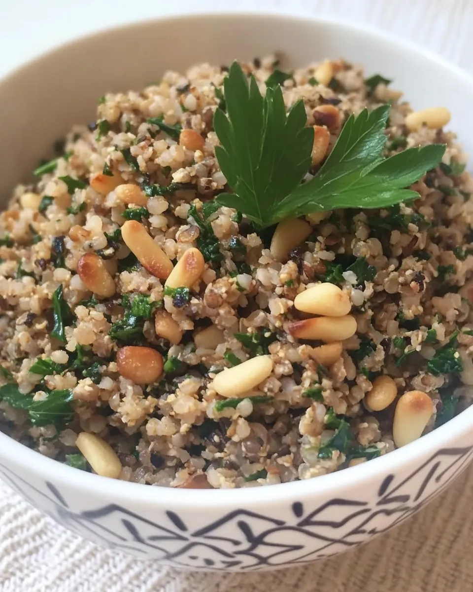 Italian Bulgur Pilaf