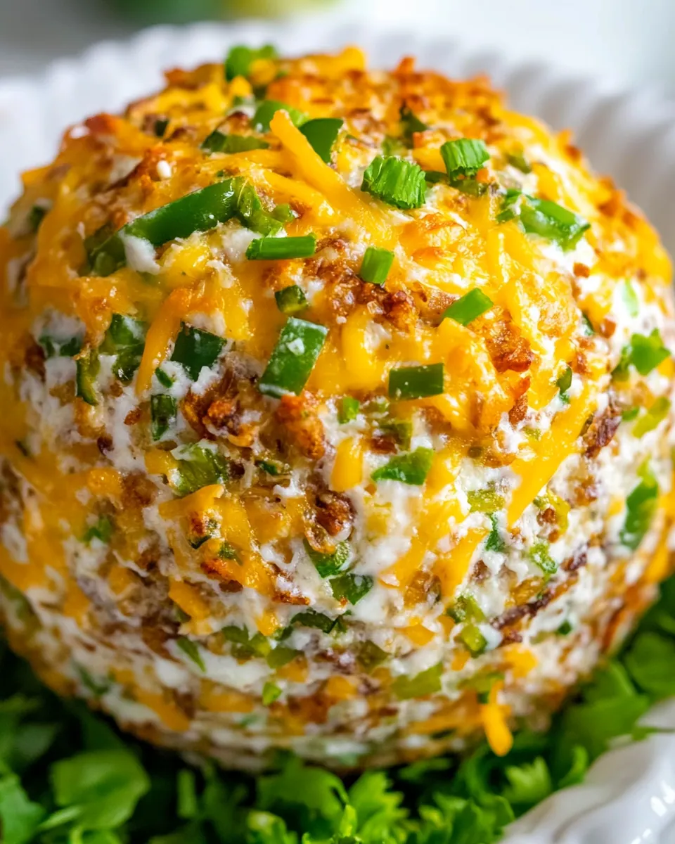 Jalapeno Popper Cheese Ball