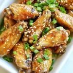 Sticky Sesame Teriyaki Chicken Wings